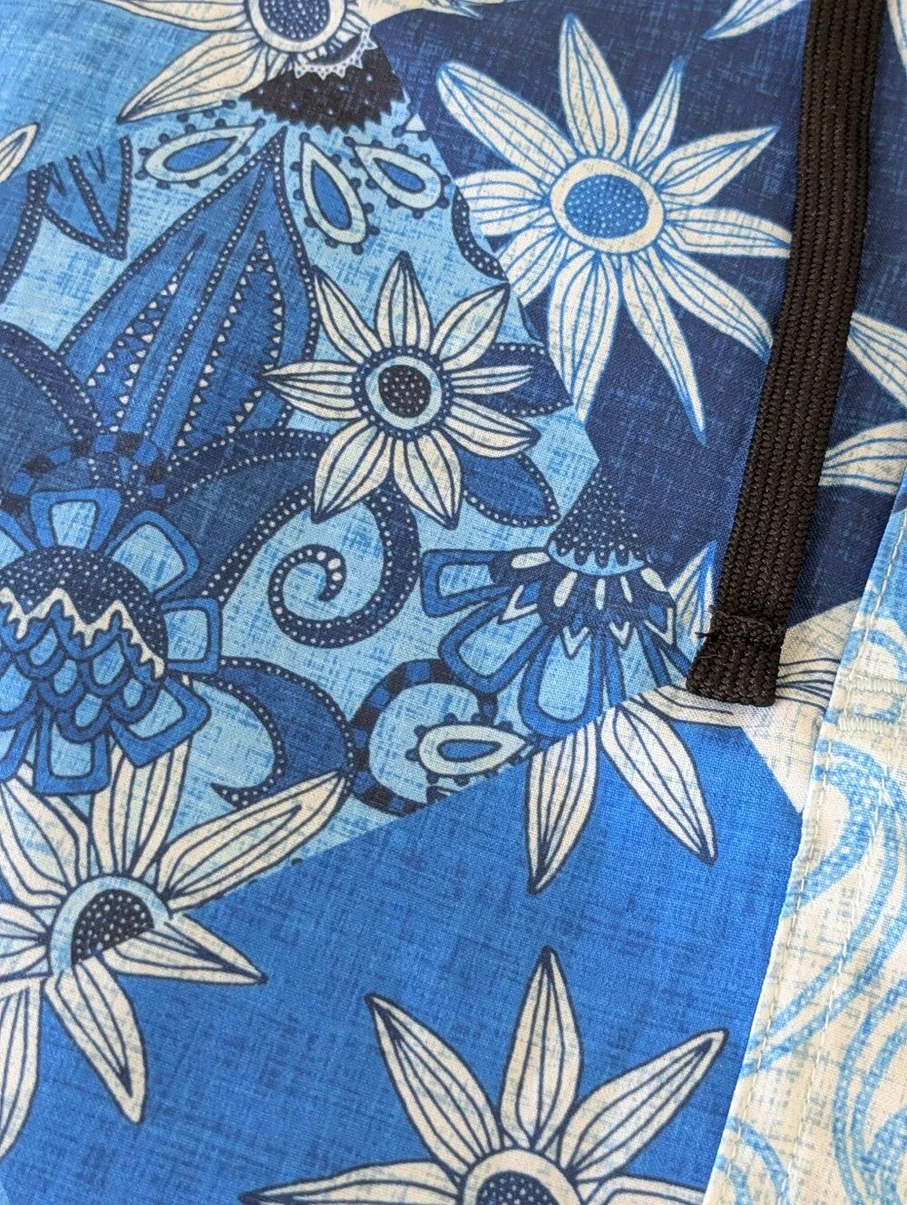 Rip Skirt Blue Patch Skirt sz XXL